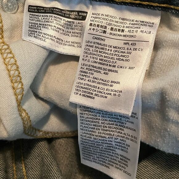 Levis 559 Relaxed Straight Medium Wash Denim Blue Jeans Men’s Size 38 X 32 - Picture 4 of 4